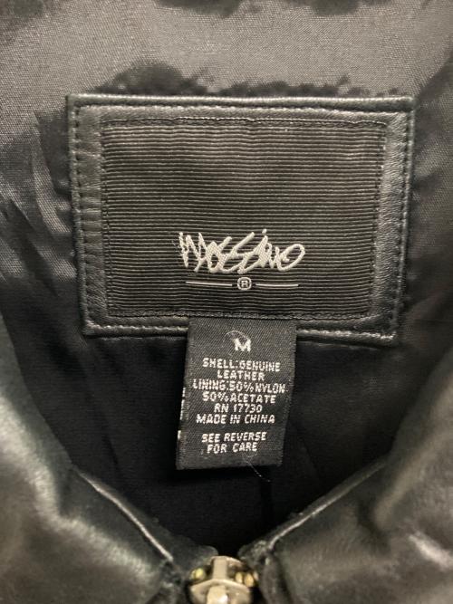 MOSSIMO（モッシモ）MOSSIMO (モッシモ) レザージャケット ブラック サイズ:Mの古着・服飾アイテム
