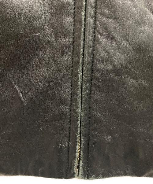 MOSSIMO（モッシモ）MOSSIMO (モッシモ) レザージャケット ブラック サイズ:Mの古着・服飾アイテム