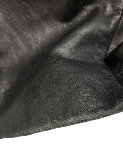 MOSSIMO（モッシモ）MOSSIMO (モッシモ) レザージャケット ブラック サイズ:Mの古着・服飾アイテム