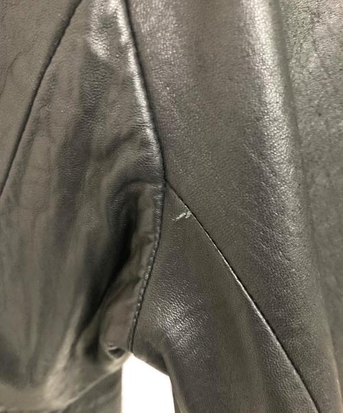 MOSSIMO（モッシモ）MOSSIMO (モッシモ) レザージャケット ブラック サイズ:Mの古着・服飾アイテム