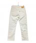 BIG JOHN (ビッグジョン) SLIM TAPEREDストレッチデニムパンツ ホワイト サイズ:W32：6000円