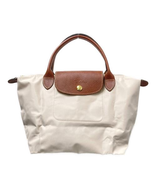 LONGCHAMP（ロンシャン）LONGCHAMP (ロンシャン) ル プリアージュ® オリジナル S トップハンドルバッグ ホワイト サイズ:下記参照の古着・服飾アイテム