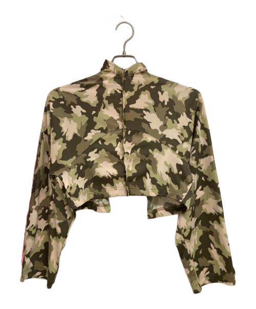 COMME des GARCONS HOMME PLUS（コムデギャルソンオムプリュス）COMME des GARCONS HOMME PLUS (コムデギャルソンオムプリュス) カモ柄メッシュカットソー ピンク サイズ:Sの古着・服飾アイテム