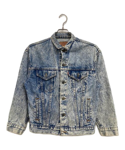 LEVI'S（リーバイス）LEVI'S (リーバイス) ケミカルウォッシュデニムトラッカージャケット インディゴ サイズ:Lの古着・服飾アイテム