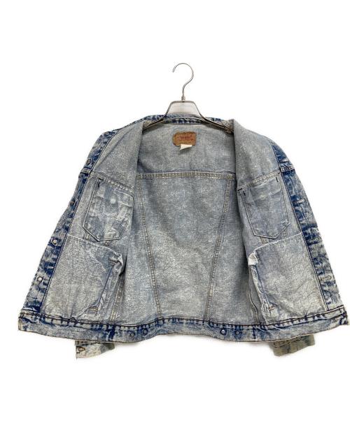 LEVI'S（リーバイス）LEVI'S (リーバイス) ケミカルウォッシュデニムトラッカージャケット インディゴ サイズ:Lの古着・服飾アイテム