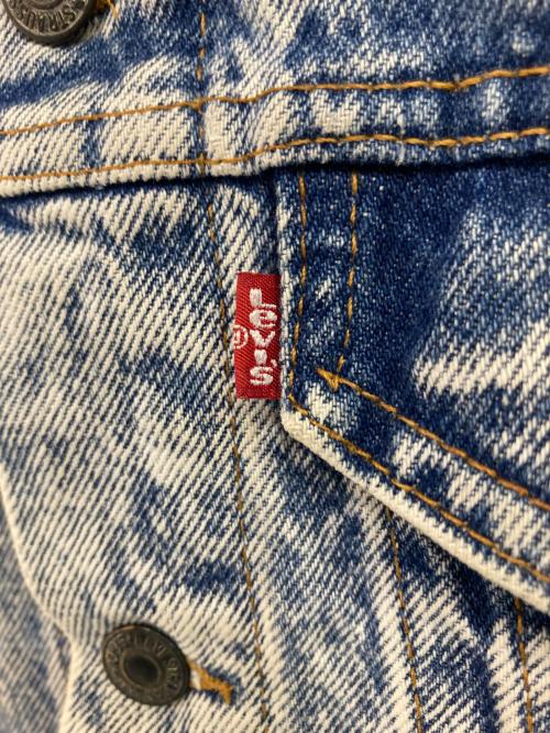LEVI'S（リーバイス）LEVI'S (リーバイス) ケミカルウォッシュデニムトラッカージャケット インディゴ サイズ:Lの古着・服飾アイテム
