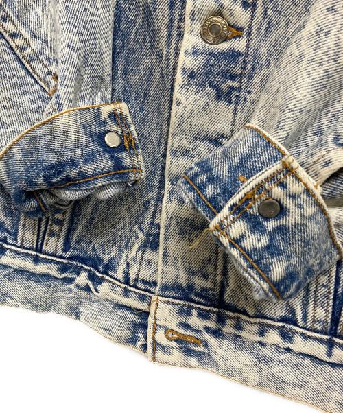 LEVI'S（リーバイス）LEVI'S (リーバイス) ケミカルウォッシュデニムトラッカージャケット インディゴ サイズ:Lの古着・服飾アイテム