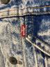 中古・古着 LEVI'S (リーバイス) ケミカルウォッシュデニムトラッカージャケット インディゴ サイズ:L：10000円