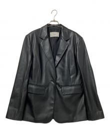 TODAYFUL（トゥデイフル）の古着「Ecoleather Tailored Jacket」｜ブラック