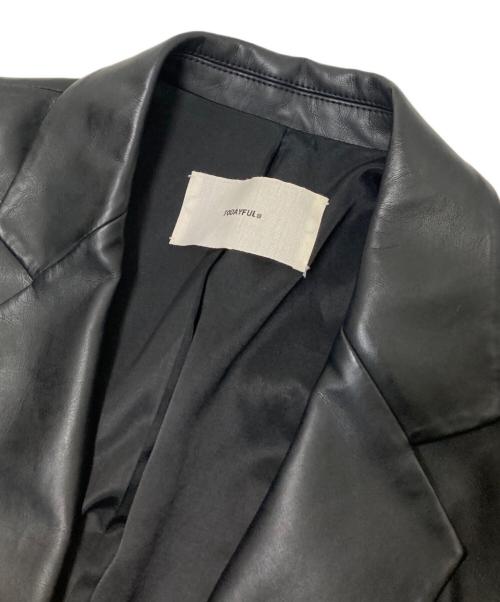 TODAYFUL（トゥデイフル）TODAYFUL (トゥデイフル) Ecoleather Tailored Jacket ブラック サイズ:36の古着・服飾アイテム