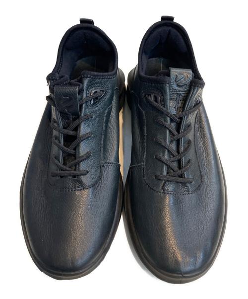 ECCO（エコー）ECCO (エコー) レザーシューズ ブラック サイズ:25.5cmの古着・服飾アイテム