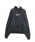 TIGHTBOOTH PRODUCTION×FRAGMENT DESIGNタイトブースプロダクション×フラグメントデザイン）の古着「50-50 HOODIE」｜ブラック