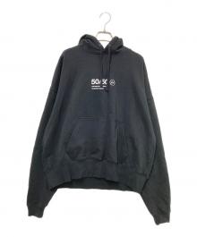 TIGHTBOOTH PRODUCTION×FRAGMENT DESIGN（タイトブースプロダクション×フラグメントデザイン）の古着「50-50 HOODIE」｜ブラック