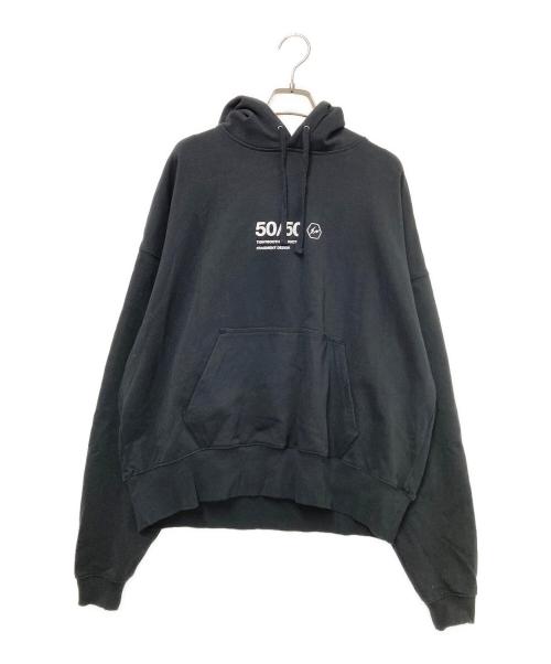 TIGHTBOOTH PRODUCTION（タイトブースプロダクション）TIGHTBOOTH PRODUCTION (タイトブースプロダクション) FRAGMENT DESIGN (フラグメントデザイン) 50-50 HOODIE ブラック サイズ:Mの古着・服飾アイテム