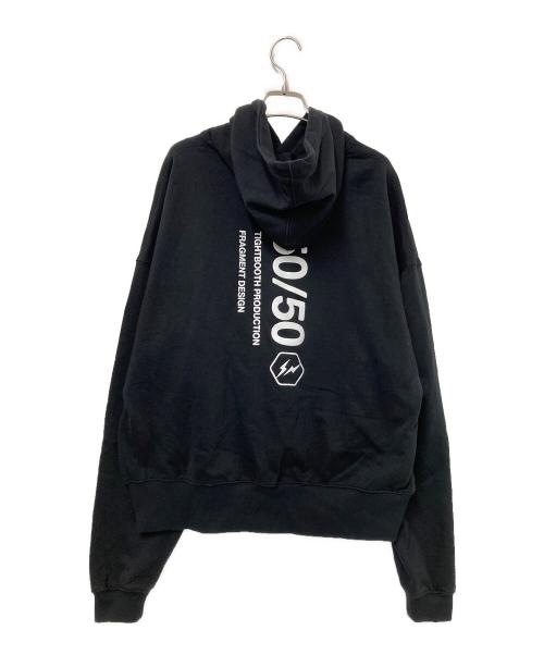 TIGHTBOOTH PRODUCTION（タイトブースプロダクション）TIGHTBOOTH PRODUCTION (タイトブースプロダクション) FRAGMENT DESIGN (フラグメントデザイン) 50-50 HOODIE ブラック サイズ:Mの古着・服飾アイテム