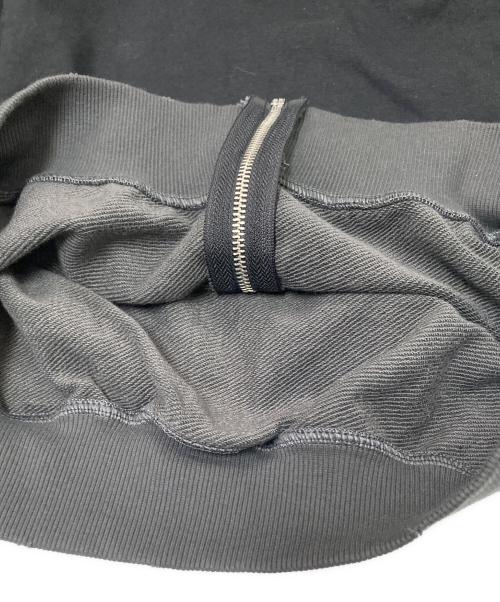 AESIR STUDIOS（アースィアスタジオ）AESIR STUDIOS (アースィアスタジオ) BALDUM LAYER HOODIE ブラック×グレー サイズ:1の古着・服飾アイテム