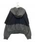 AESIR STUDIOS (アースィアスタジオ) BALDUM LAYER HOODIE ブラック×グレー サイズ:1：9000円