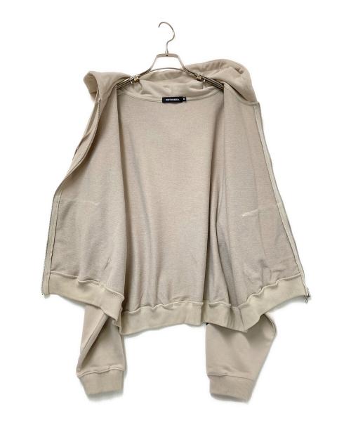 NOT4NERD（ノットフォーナード）NOT4NERD (ノットフォーナード) Dagger Tribal Logo Hood Zip Up ベージュ サイズ:Mの古着・服飾アイテム