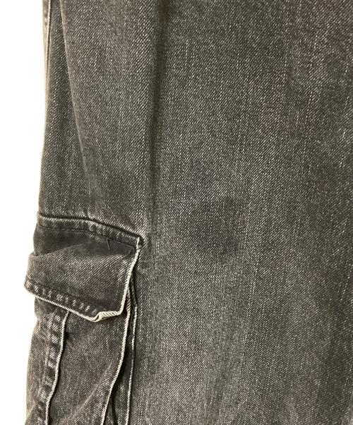 ZARA（ザラ）ZARA (ザラ) ギミックデニムカーゴパンツ ブラック サイズ:US:29の古着・服飾アイテム