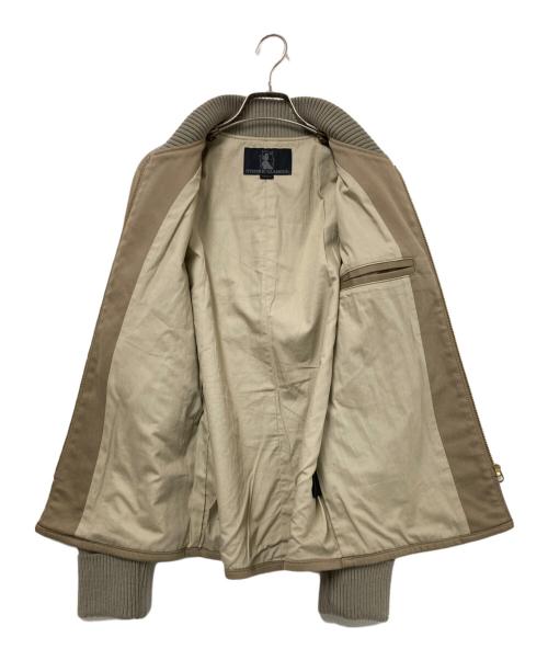 Hysteric Glamour（ヒステリックグラマー）Hysteric Glamour (ヒステリックグラマー) ブルドックワッペンジャケット ベージュ サイズ:Mの古着・服飾アイテム