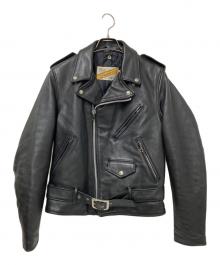 Schott（ショット）の古着「618ダブルライダースジャケット」｜ブラック