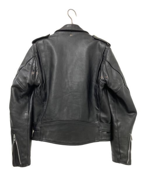 Schott（ショット）Schott (ショット) 618ダブルライダースジャケット ブラック サイズ:36の古着・服飾アイテム