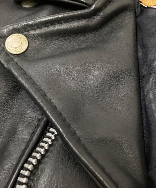 Schott（ショット）Schott (ショット) 618ダブルライダースジャケット ブラック サイズ:36の古着・服飾アイテム