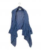 Vivienne Westwood manヴィヴィアン ウェストウッド マン）の古着「ドレープシャツ」｜ブルー