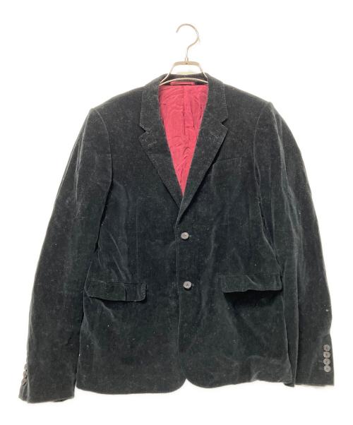LAD MUSICIAN（ラッドミュージシャン）LAD MUSICIAN (ラッドミュージシャン) ベロアジャケット ブラック サイズ:46の古着・服飾アイテム