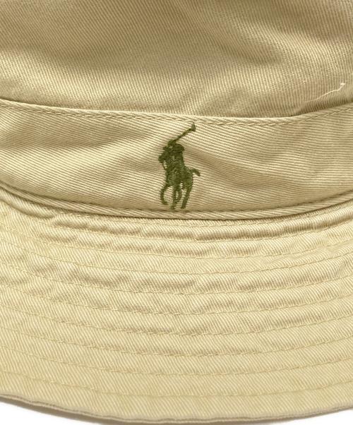 POLO RALPH LAUREN（ポロ・ラルフローレン）POLO RALPH LAUREN (ポロ・ラルフローレン) ポニー刺繍バケットハット ベージュ サイズ:下記参照の古着・服飾アイテム
