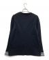 BORDERS at BALCONY (ボーダーズアットバルコニー) RUFFLED CUFF TEE ブラック サイズ:38：6000円