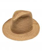 HELEN KAMINSKIヘレンカミンスキー）の古着「ラフィアハット」｜ベージュ