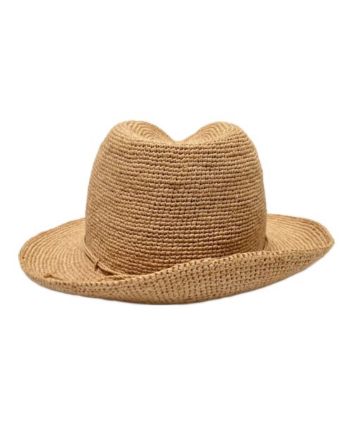 HELEN KAMINSKI（ヘレンカミンスキー）HELEN KAMINSKI (ヘレンカミンスキー) ラフィアハット ベージュ サイズ:下記参照の古着・服飾アイテム