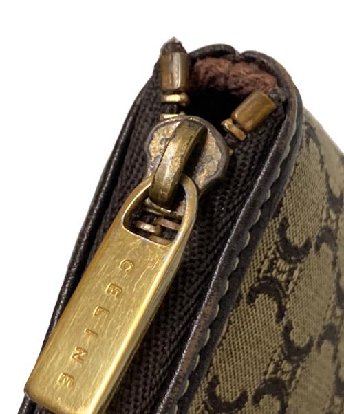 CELINE（セリーヌ）CELINE (セリーヌ) 化粧ポーチ ブラウン サイズ:下記参照の古着・服飾アイテム