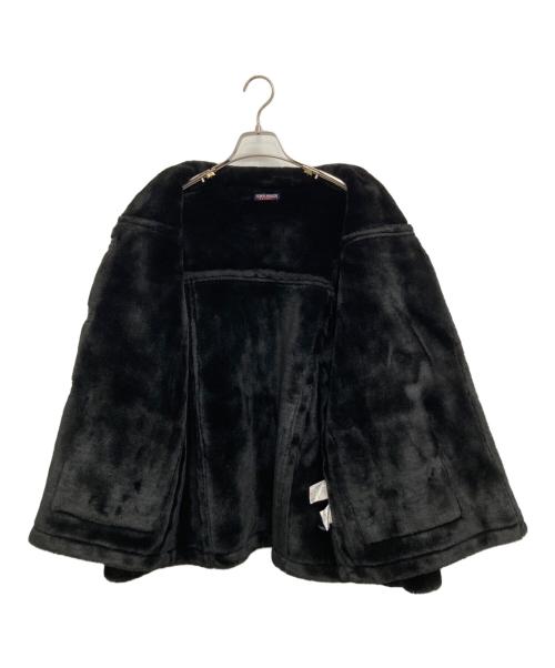 NEWYORKER（ニューヨーカー）NEWYORKER (ニューヨーカー) フェイクムートンジャケット ブラック サイズ: Lの古着・服飾アイテム