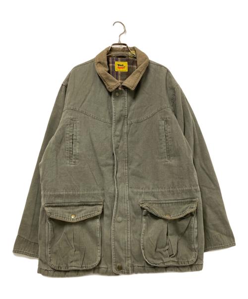 work sport（ワークスポーツ）work sport (ワークスポーツ) ダック地ジャケット オリーブ サイズ:XLの古着・服飾アイテム