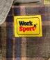 中古・古着 work sport (ワークスポーツ) ダック地ジャケット オリーブ サイズ:XL：6000円