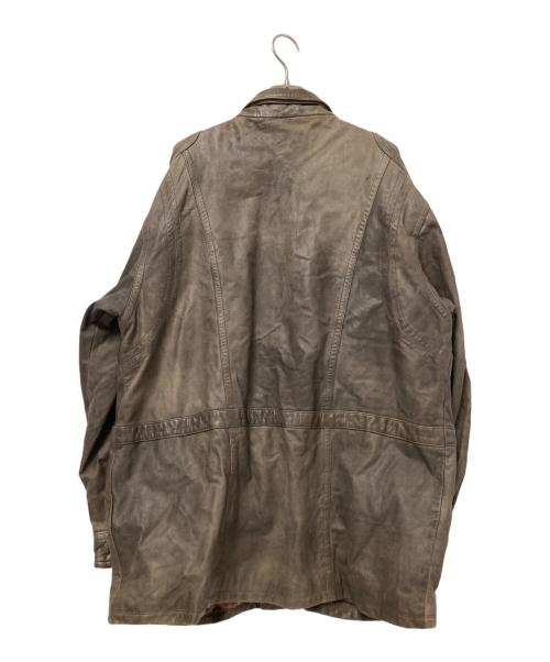 USED（ユーズド）USED (ユーズド) レザージャケット ブラウン サイズ:54の古着・服飾アイテム