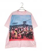 NICENESSナイスネス）の古着「ED - Hand Stencil Print T-Shirt」｜ピンク
