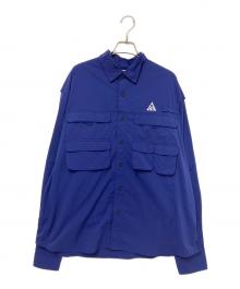 NIKE ACG（ナイキエーシージー）の古着「ロングスリーブシャツ」｜ブルー