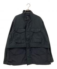 BEAMS（ビームス）の古着「バックサテン レイヤード M-65 ブルゾン」｜ブラック