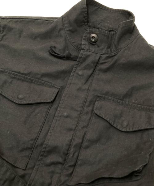 BEAMS（ビームス）BEAMS (ビームス) バックサテン レイヤード M-65 ブルゾン ブラック サイズ:Sの古着・服飾アイテム