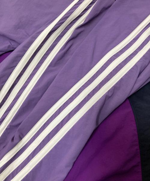 adidas（アディダス）adidas (アディダス) Off Center Windbreaker パープル サイズ:XOの古着・服飾アイテム