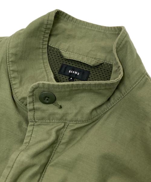 BEAMS（ビームス）BEAMS (ビームス) バックサテン レイヤード M-65 ブルゾン グリーン サイズ:Sの古着・服飾アイテム