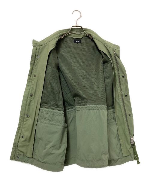 BEAMS（ビームス）BEAMS (ビームス) バックサテン レイヤード M-65 ブルゾン グリーン サイズ:Sの古着・服飾アイテム