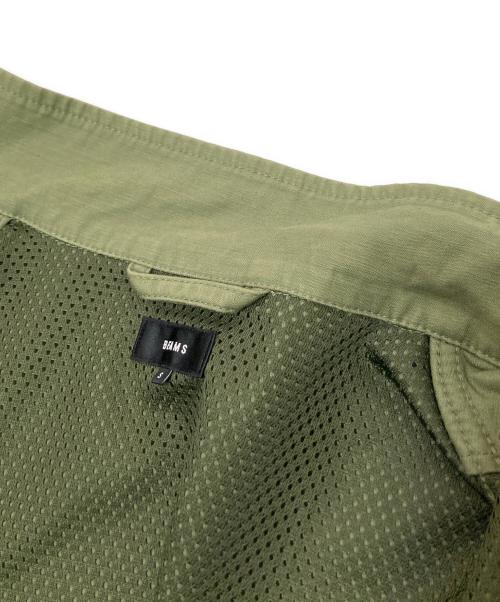 BEAMS（ビームス）BEAMS (ビームス) バックサテン レイヤード M-65 ブルゾン グリーン サイズ:Sの古着・服飾アイテム