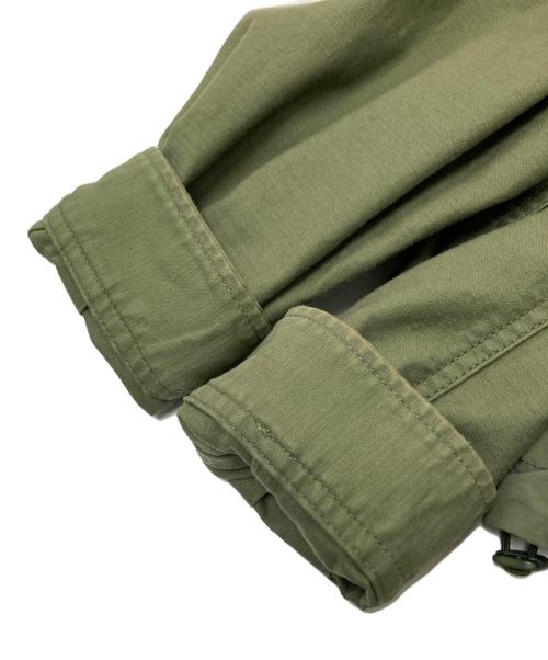 BEAMS（ビームス）BEAMS (ビームス) バックサテン レイヤード M-65 ブルゾン グリーン サイズ:Sの古着・服飾アイテム