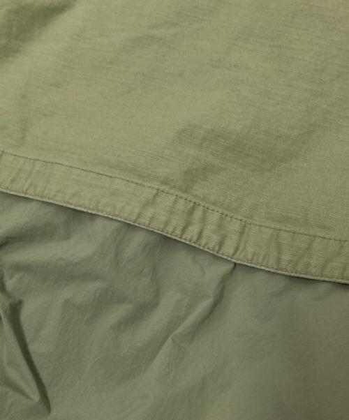 BEAMS（ビームス）BEAMS (ビームス) バックサテン レイヤード M-65 ブルゾン グリーン サイズ:Sの古着・服飾アイテム