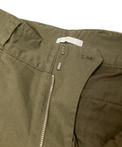 WYM LIDNM（ウィム バイ リドム）WYM LIDNM (ウィム バイ リドム) TUCK STRAIGHT HERITAGE CARGO オリーブ サイズ:Sの古着・服飾アイテム