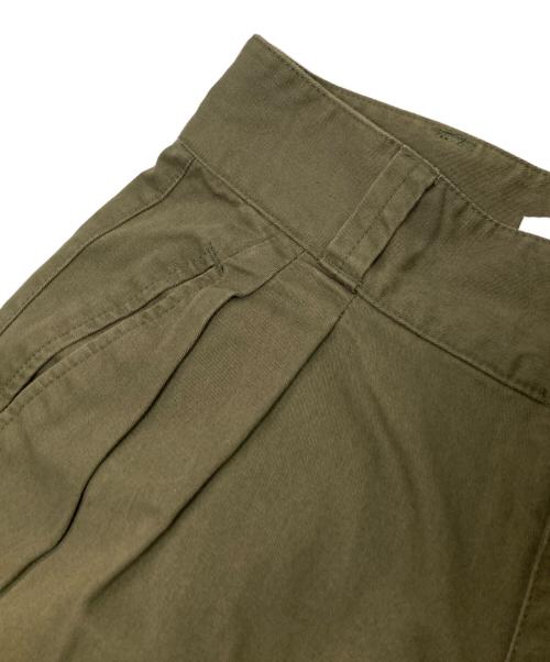 WYM LIDNM（ウィム バイ リドム）WYM LIDNM (ウィム バイ リドム) TUCK STRAIGHT HERITAGE CARGO オリーブ サイズ:Sの古着・服飾アイテム